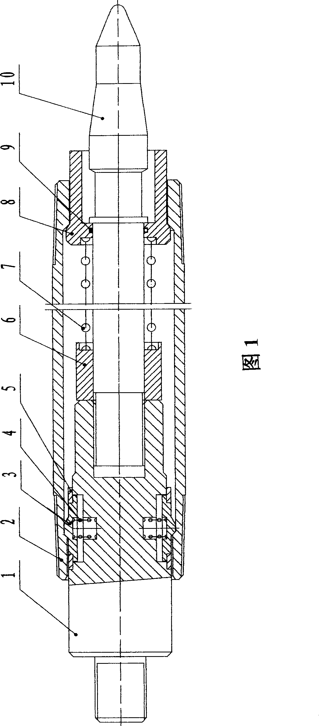 Blowout prevention  on-off connector