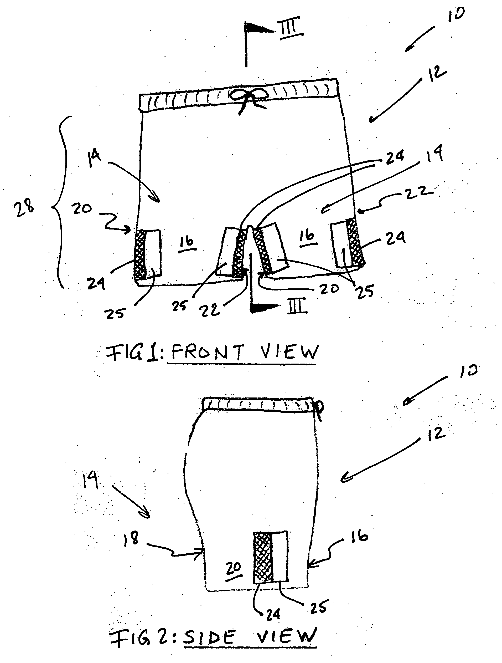 Sporting garment and corresponding sock, attachment member and kits