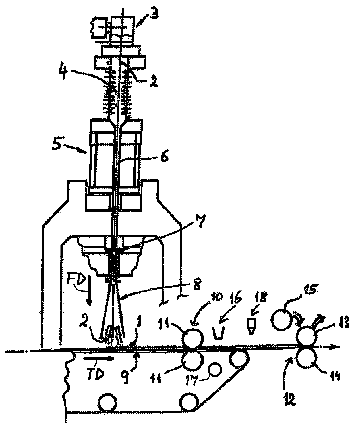 Nonwoven web and method of making same