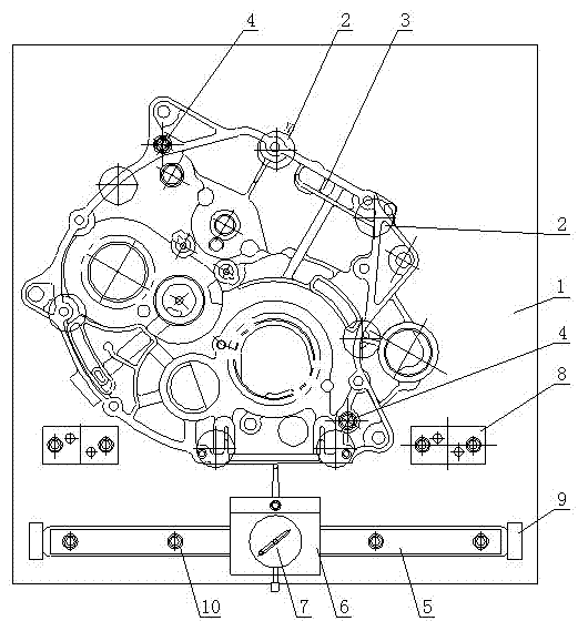 Assistive tool for detecting and grouping cylinder case surfaces of motorcycle crankcases