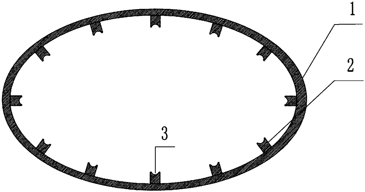 Spheroidic ball mill barrel and method for fine pulverizing of permanent magnetic ferrite through spheroidic ball mill barrel