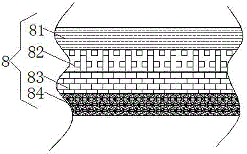 Convenient and practical hardware stamping die