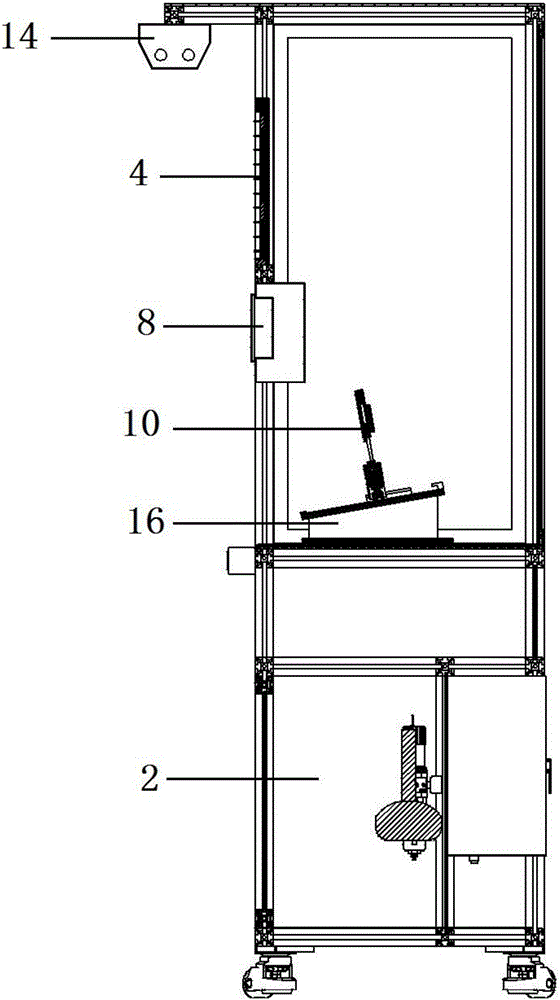 Box airtightness test device