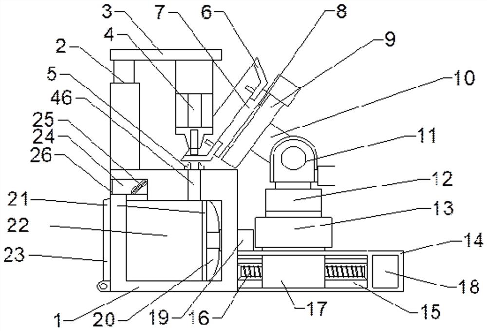 Spoke air hole stamping equipment