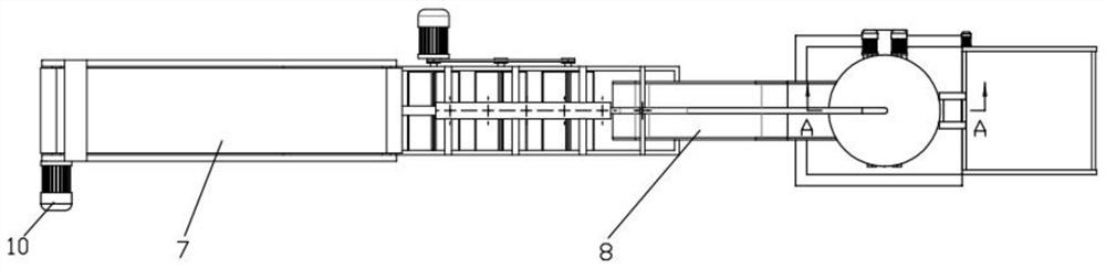 Sand washing, sand making and water collecting integrated production line