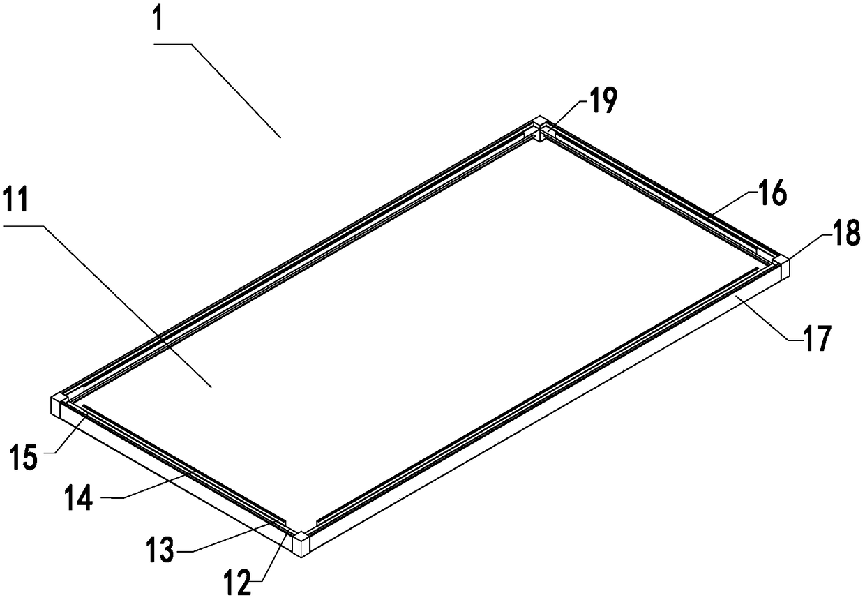 A processing method for the top structure of a residential container