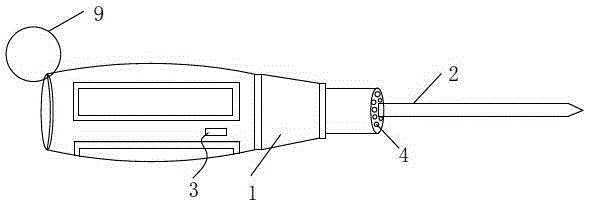 Light-emitting magnetizing screwdriver with solar charging function