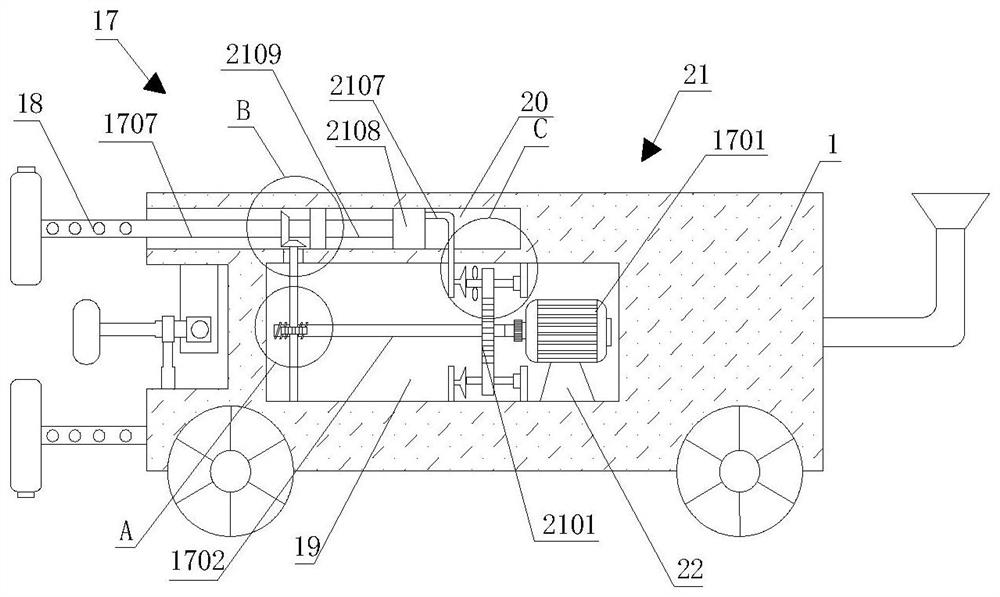 Pipeline inner wall repairing robot