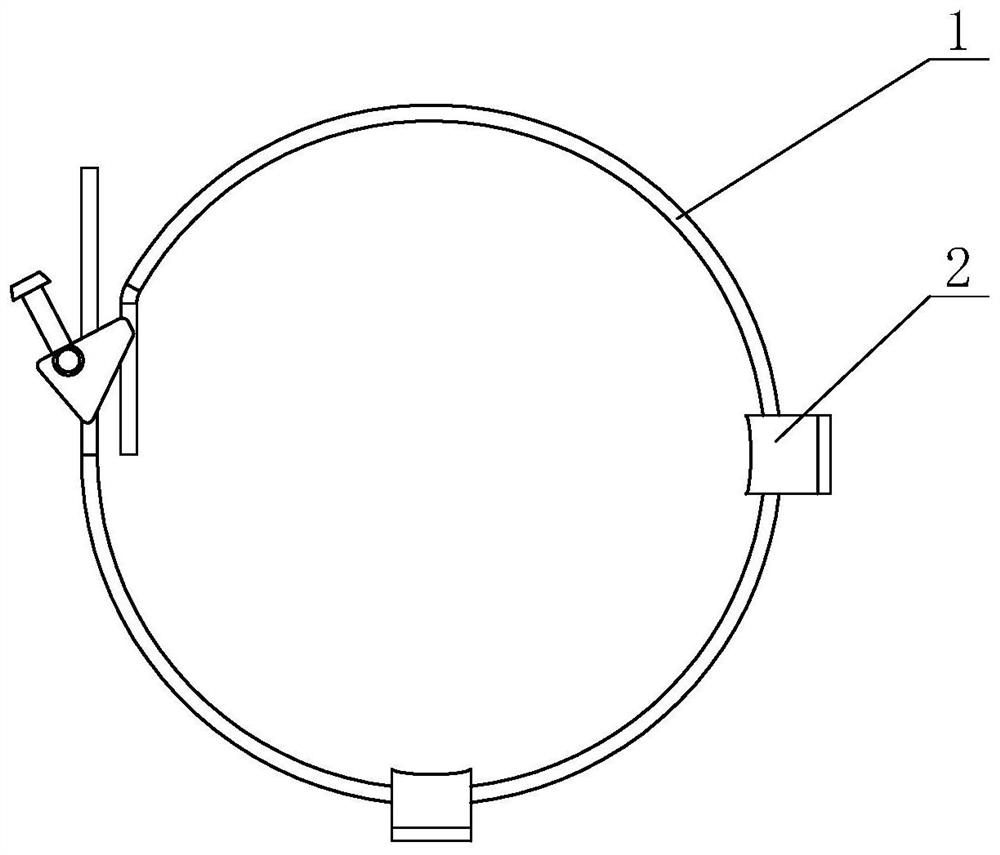 An auxiliary c-arm machine precision shooting device