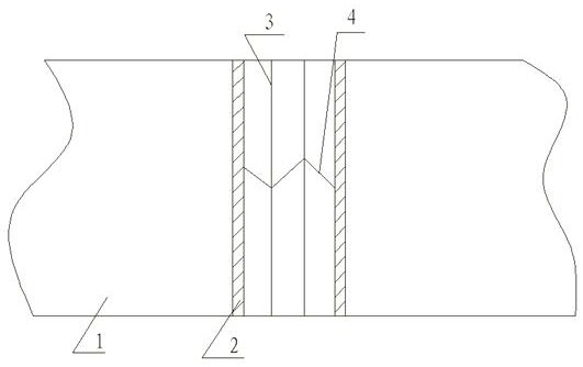 A kind of stencil belt thermal bonding method