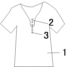 Short sleeves with buttons