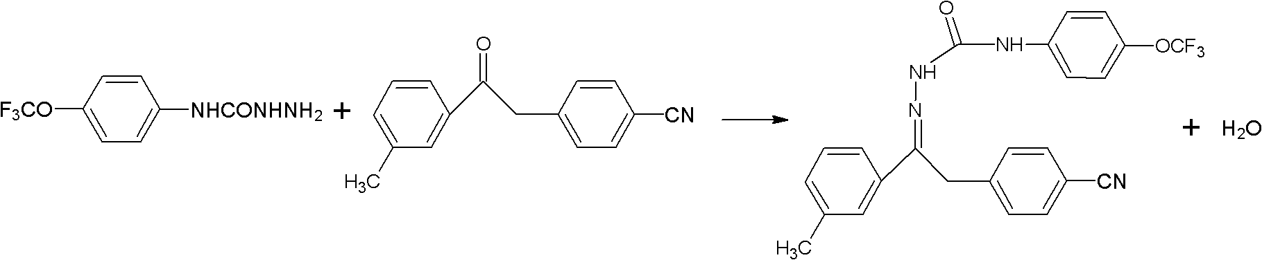 Method for synthesizing metaflumizone