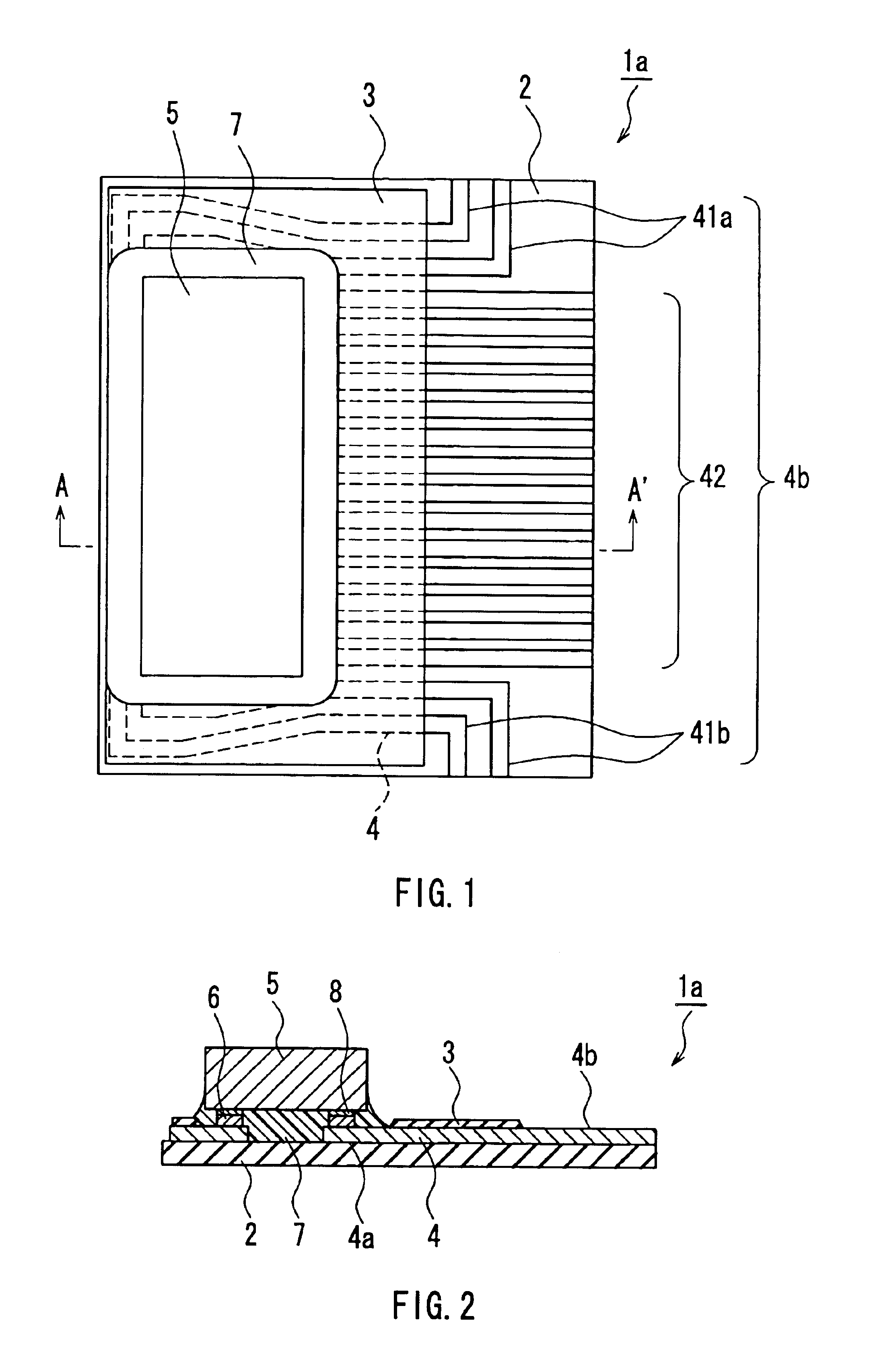 Semiconductor device with folded film substrate and display device using the same