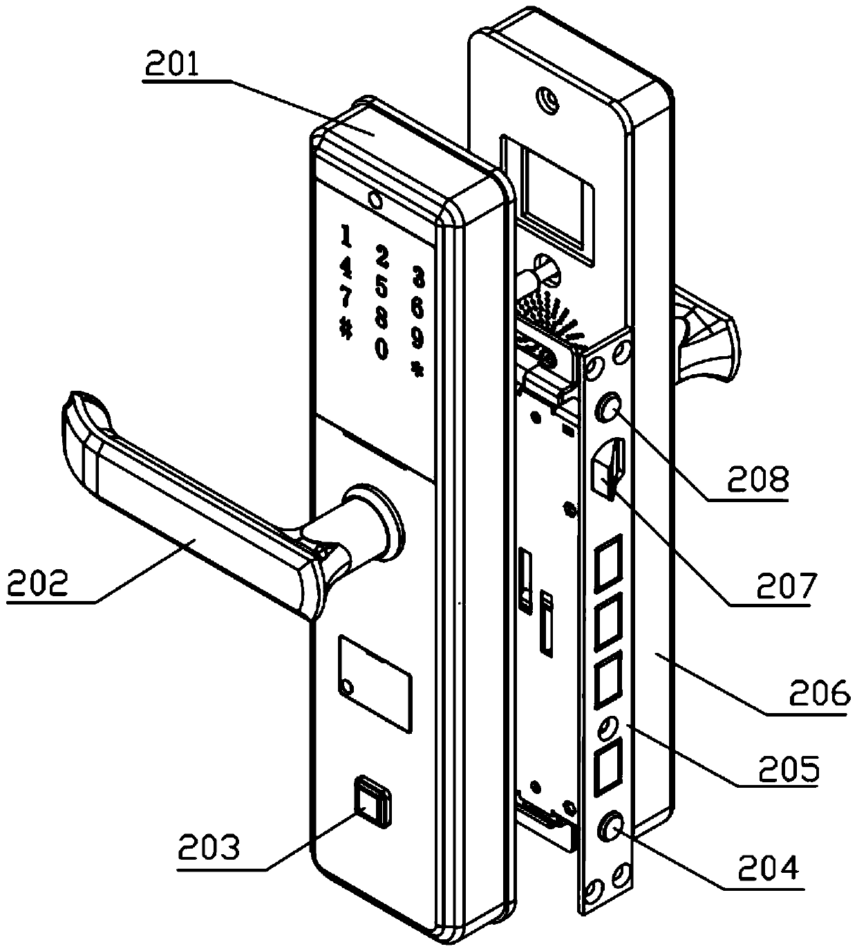 a fingerprint lock