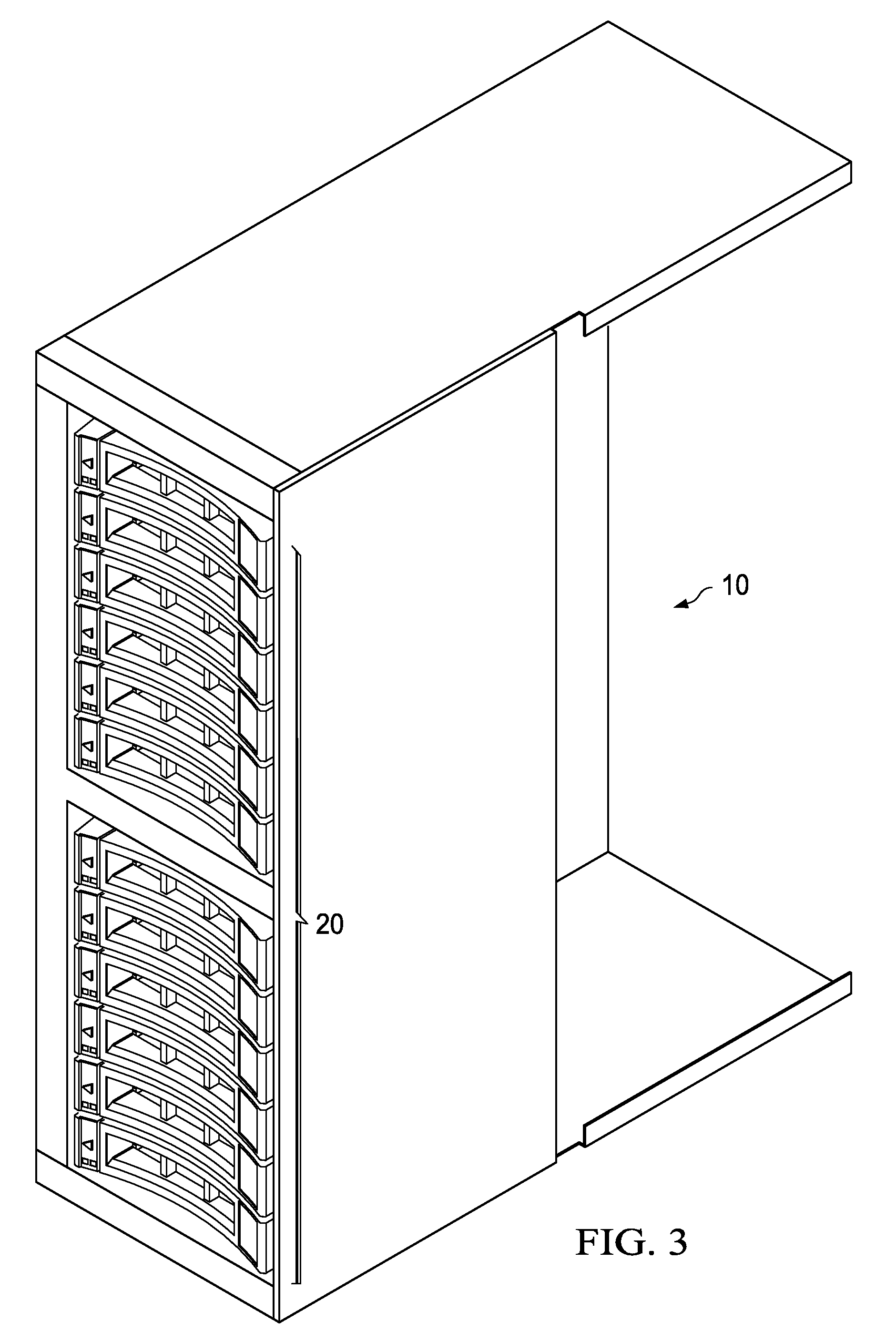 Compact HDD carrier mechanism featuring self actuating EMC springs to prevent HDD component shorting
