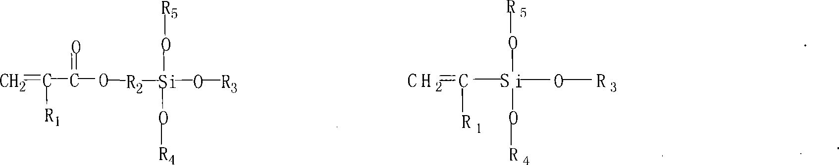 Epoxy organosilicon phosphoester compound modified acrylic resin
