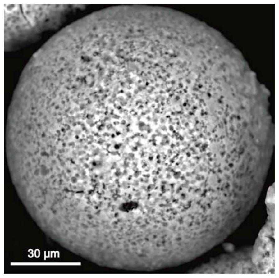 Preparation method and application of porous geopolymer microspheres