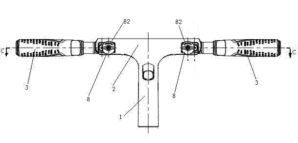 Folding handle