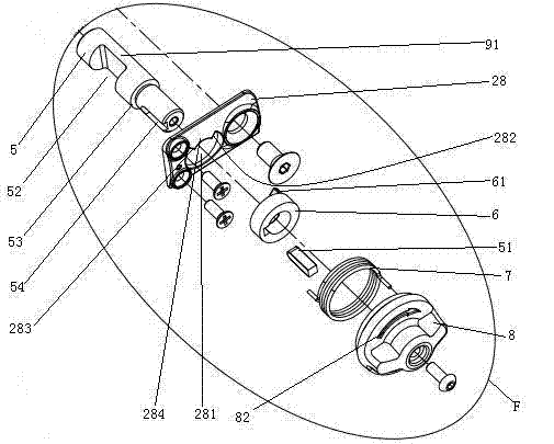 Folding handle