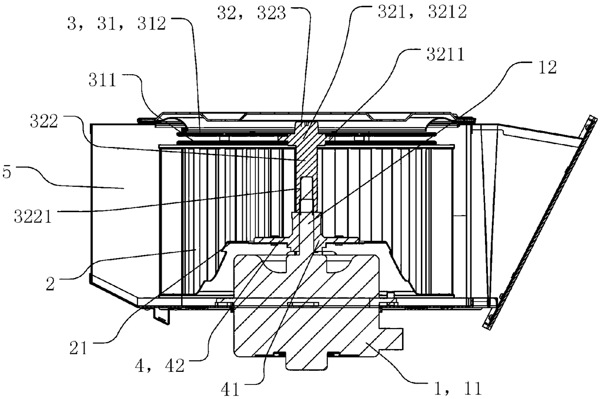 Fan assembly, oil smoke separating net and range hood