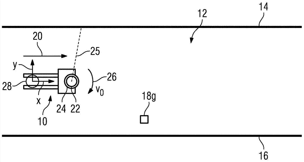 Method for the autonomous localization of a driverless, motorized vehicle