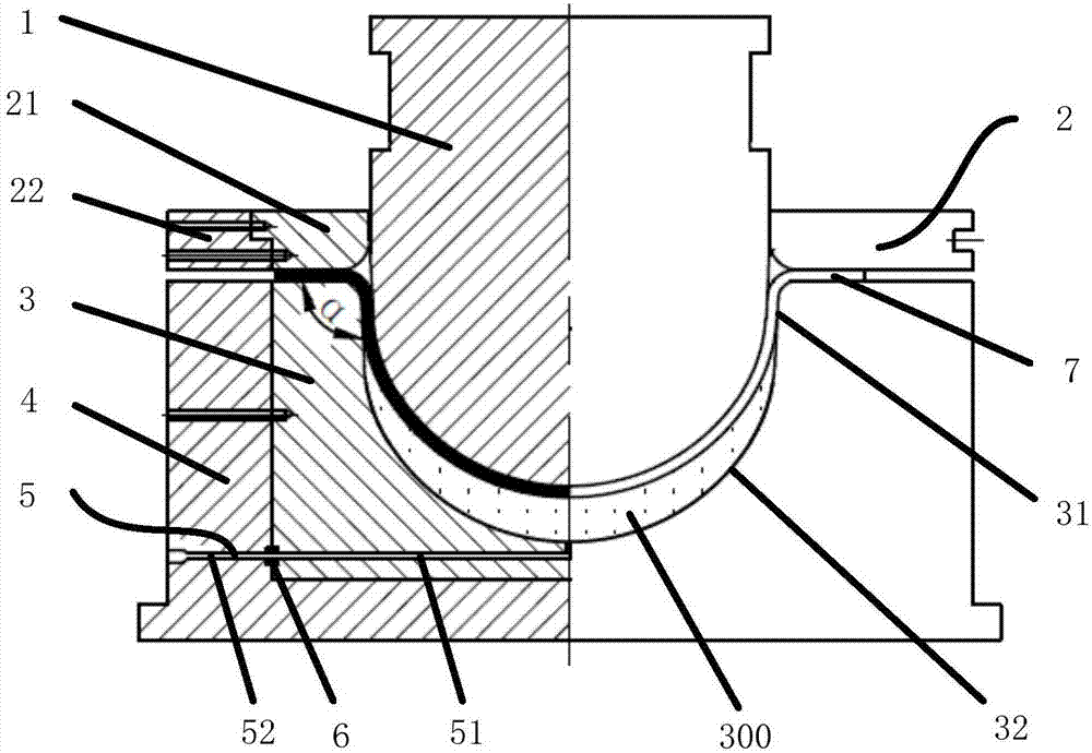 Revolving body part liquid-filling forming device and method