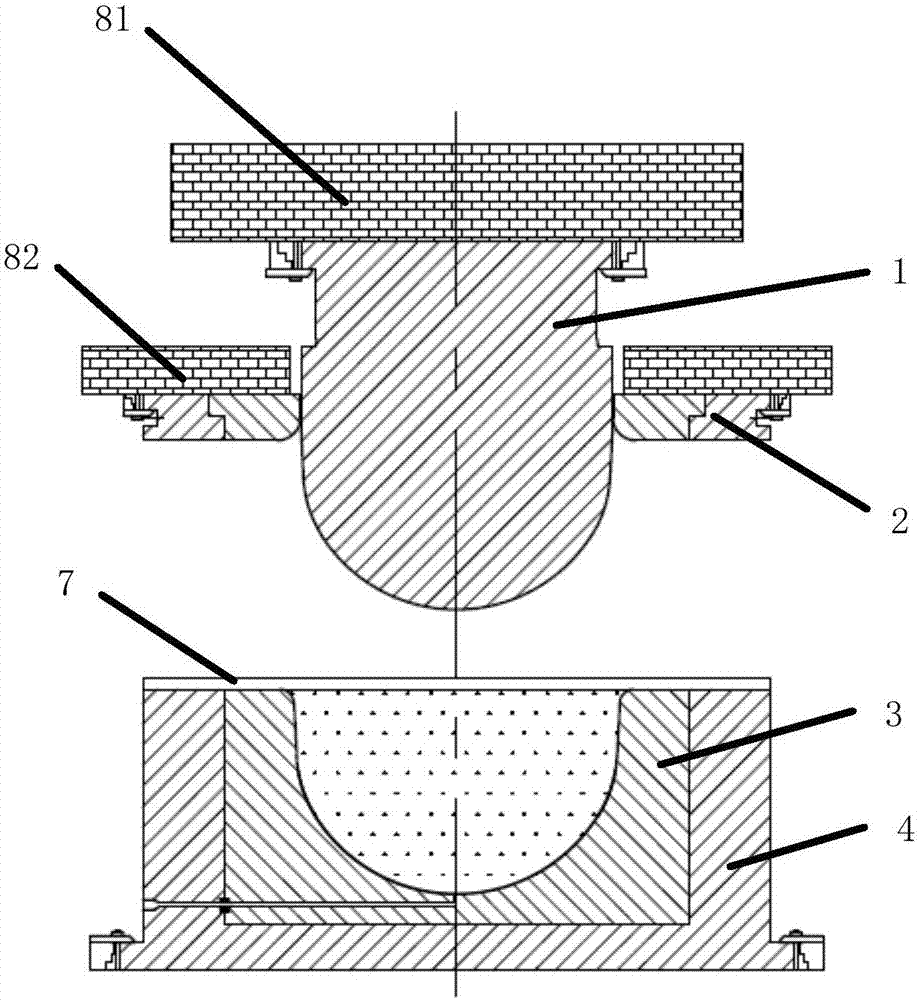 Revolving body part liquid-filling forming device and method