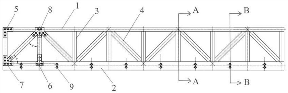 Parallel chord timber truss and method of making the same
