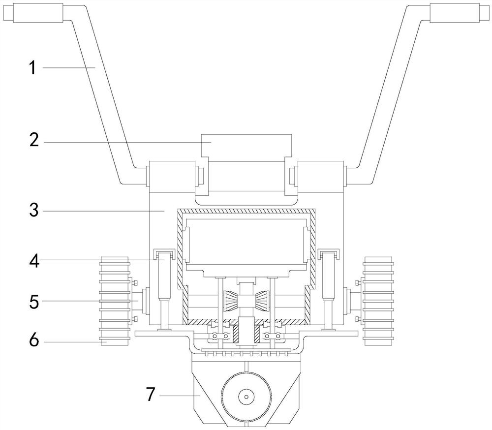 An agricultural trencher