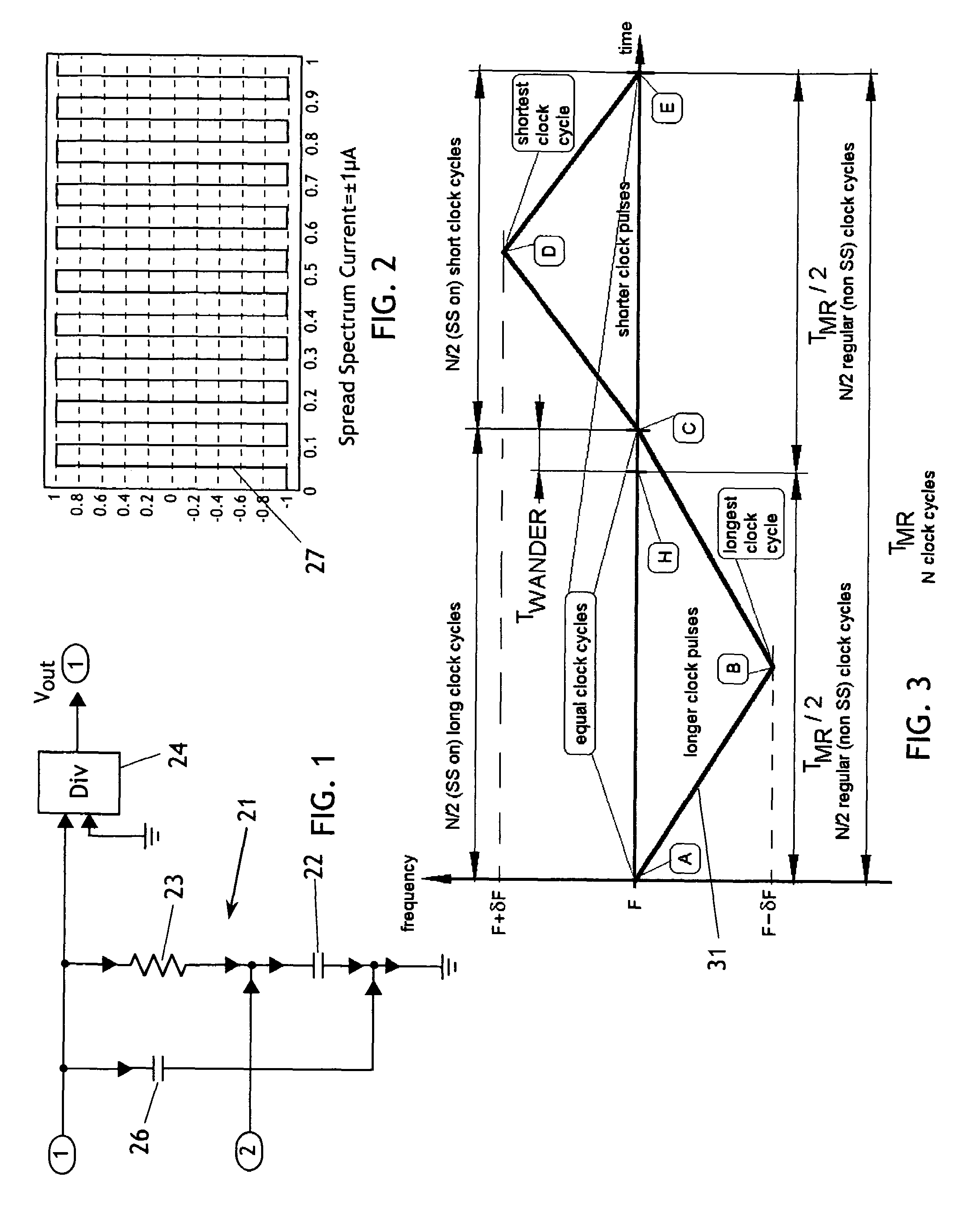 Spread spectrum controllable delay clock buffer with zero cycle slip