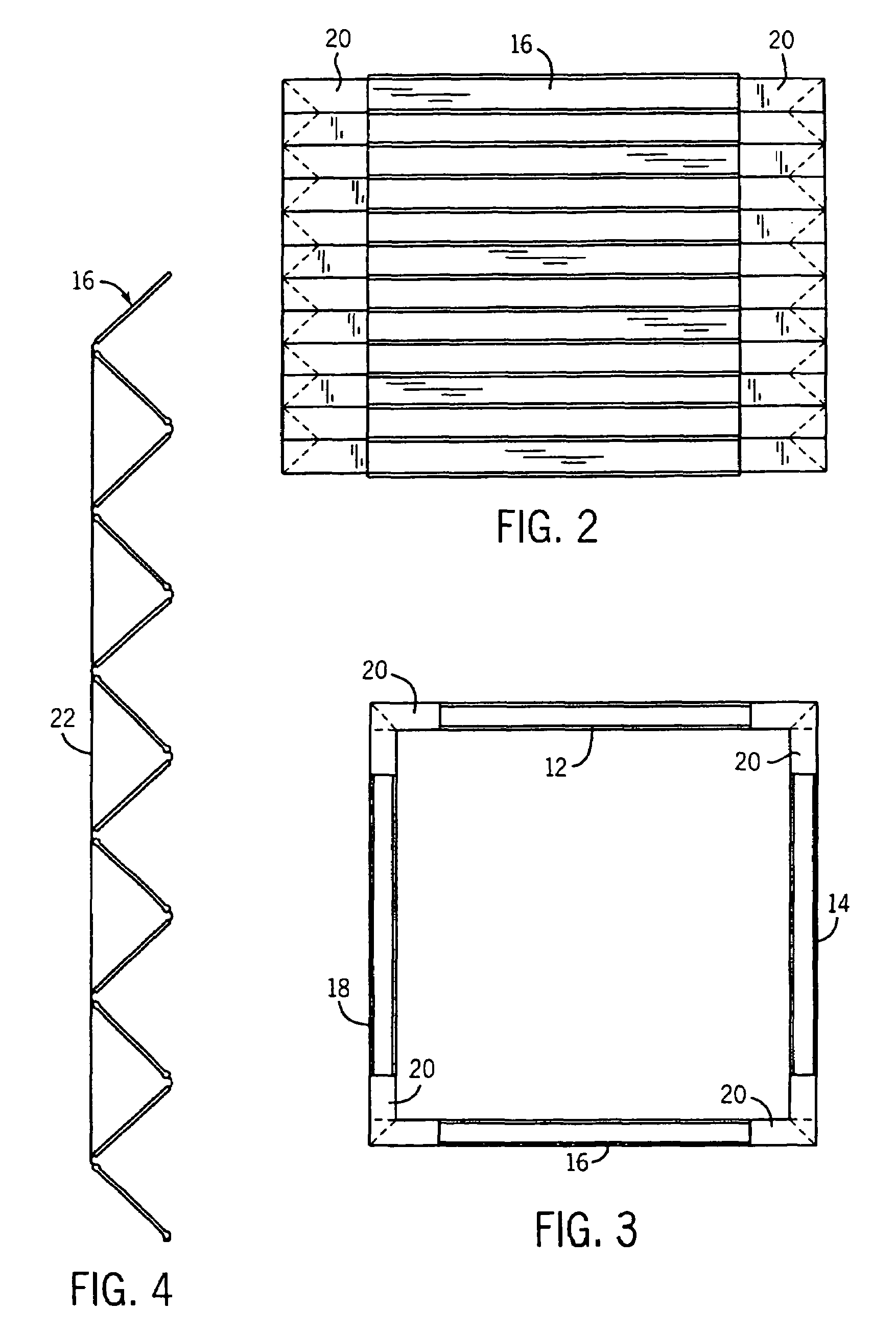 Bellows with molded panels