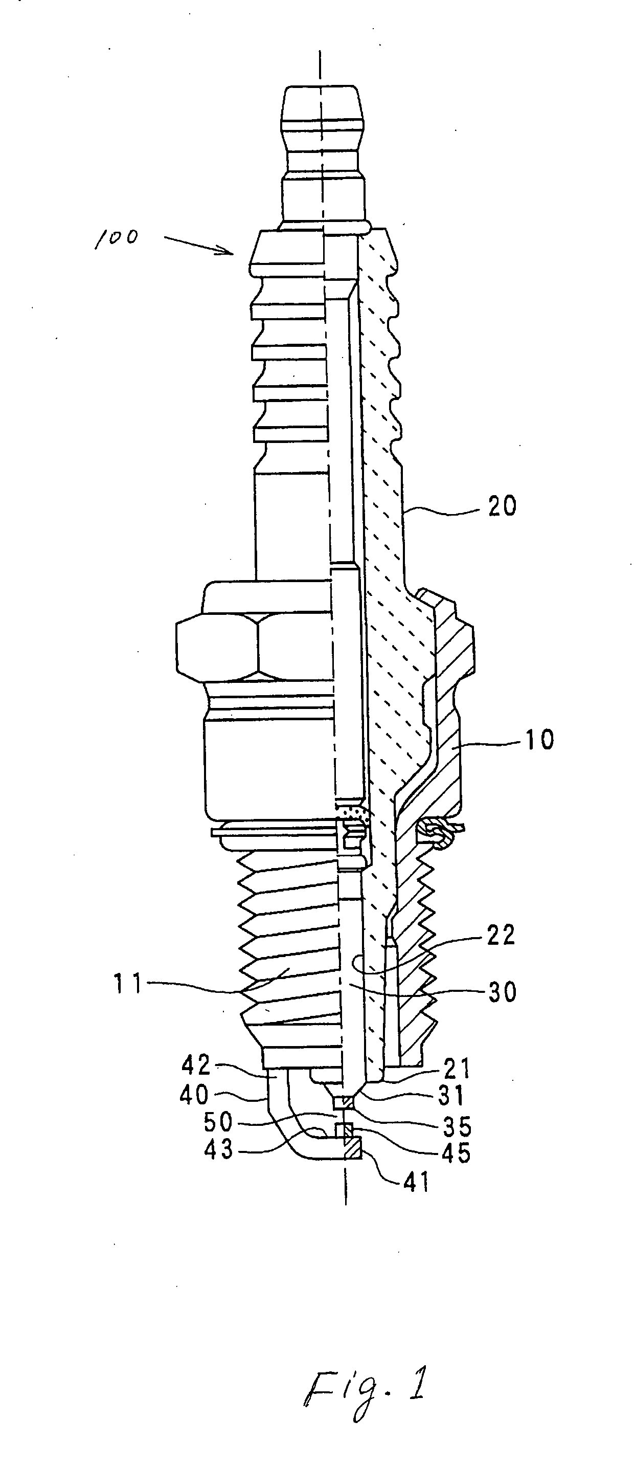 Spark plug with noble metal chip joined by unique laser welding and fabrication method thereof