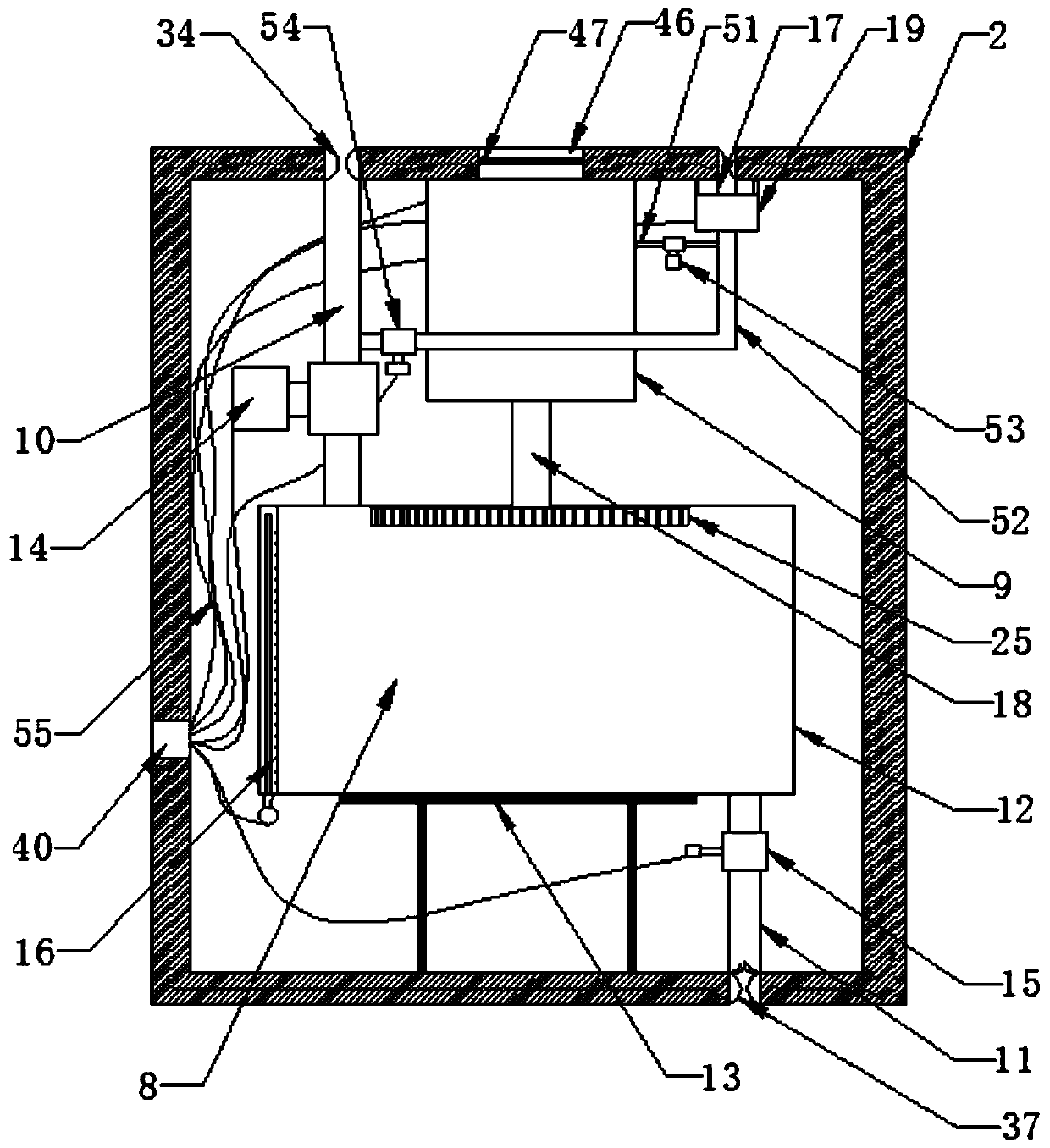 A drainage auxiliary device with a self-contained cleaning and disinfection system