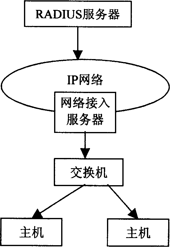 Method for host use obtaining IP address parameters in IPV6 network