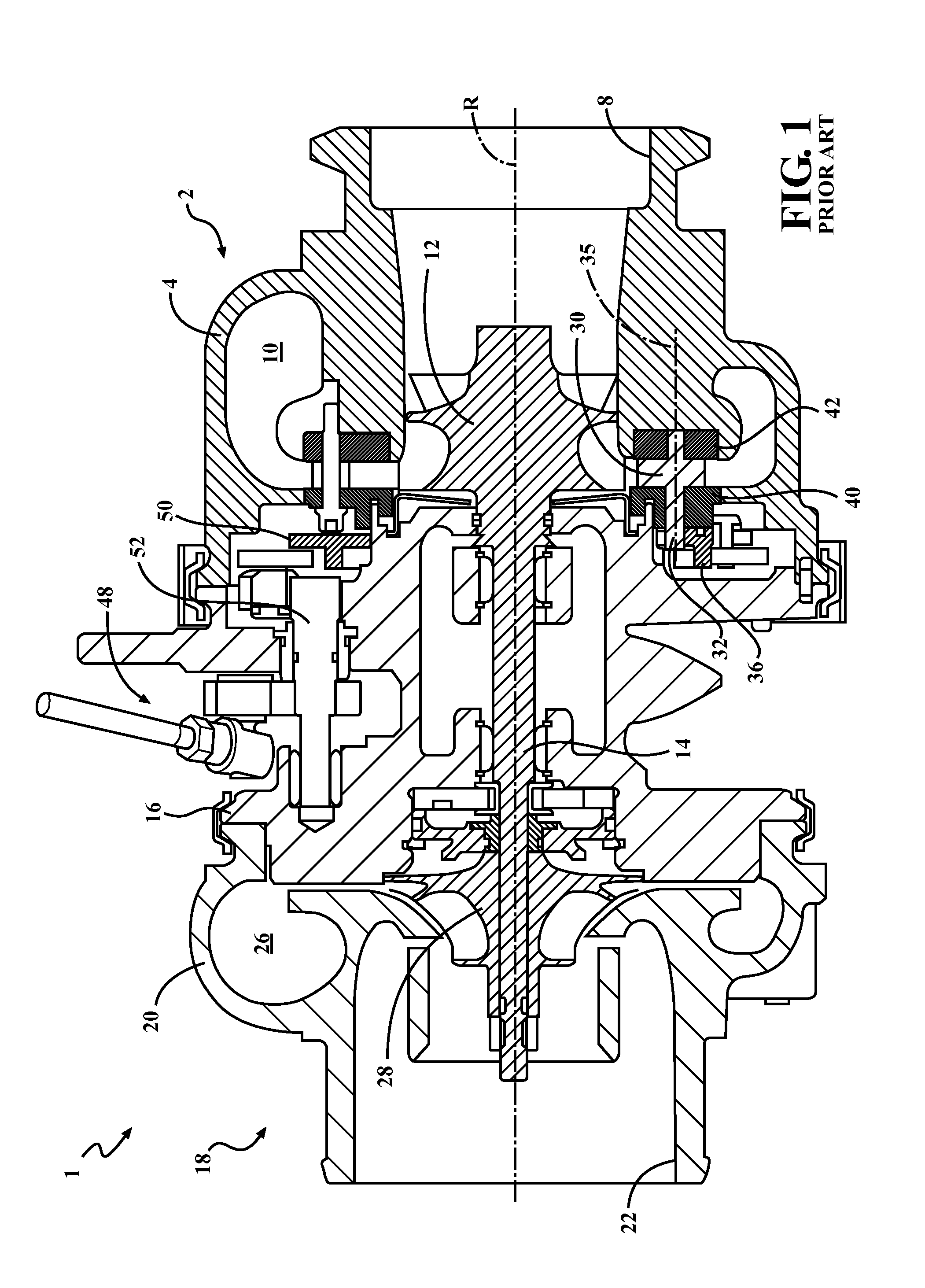 Actuating mechanism and gear driven adjustment ring for a variable geometry turbocharger