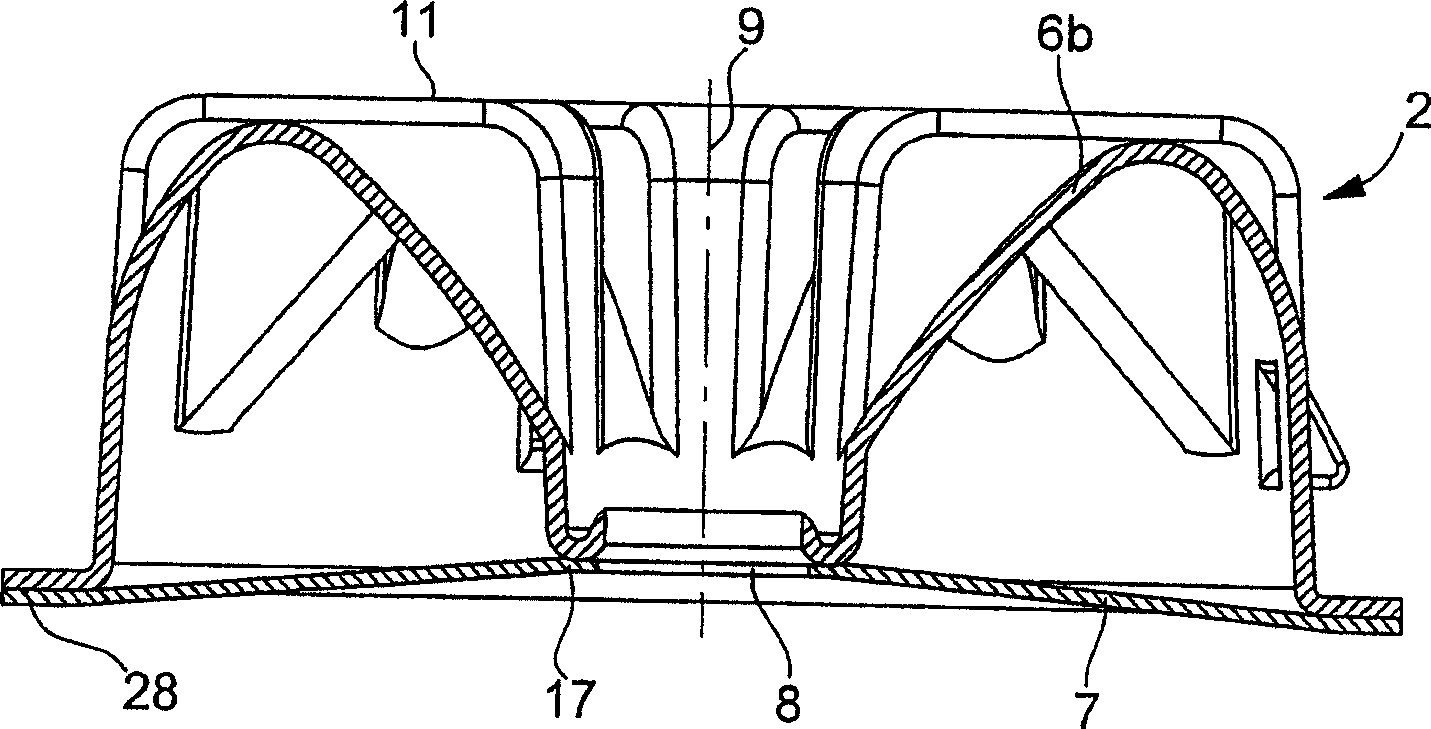 Disposable package for the distribution of a liquid pumpable by a venturi device