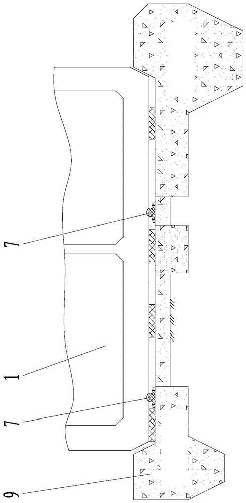 A two-way watertight dock door caisson structure