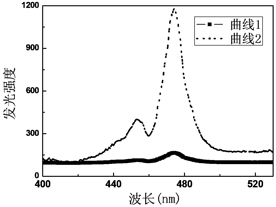 Tm/Ho co-doped disulfide zirconium upconversion fluorescent powder and preparation method and application thereof