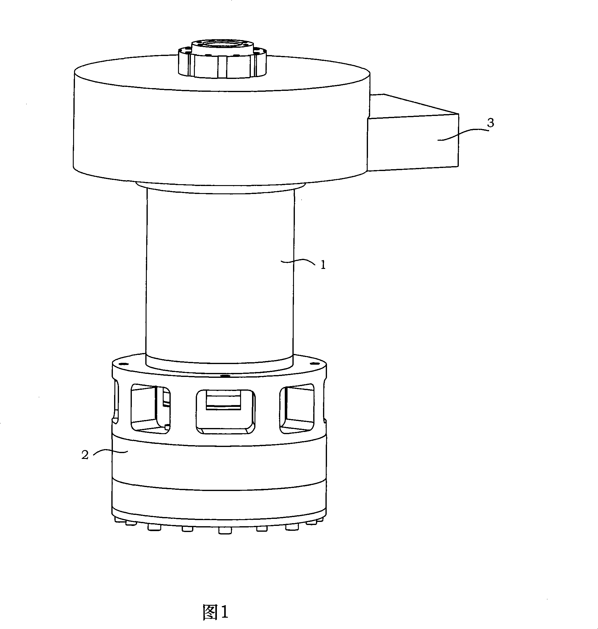 Principal shaft mechanism of two-position north seeker