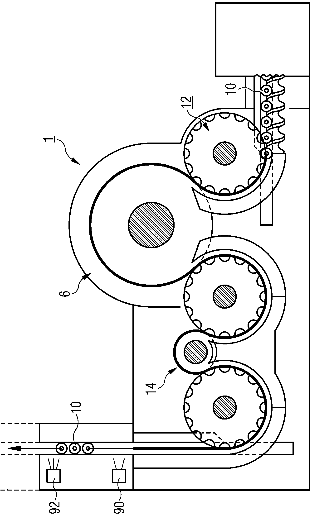Method and device for filling containers with liquid material