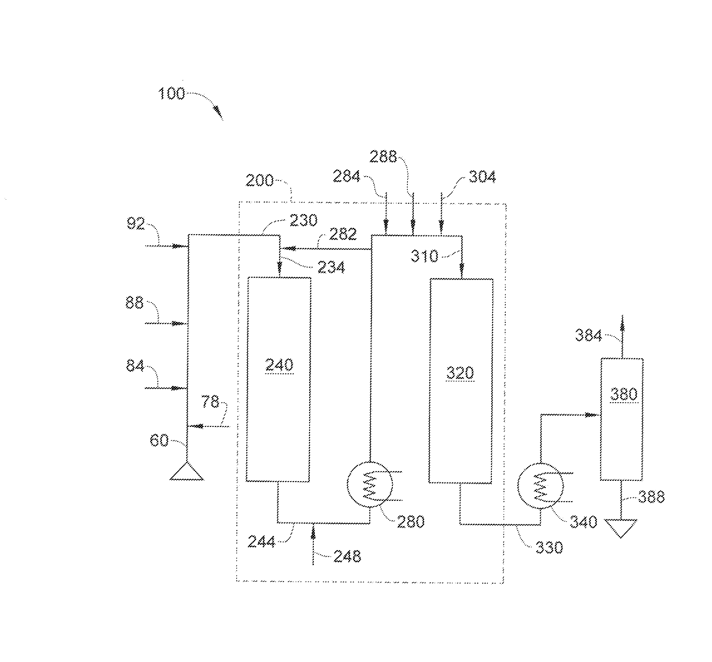 Process for oxidizing sulfides and an apparatus relating thereto