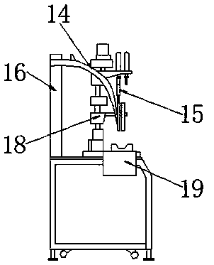 Automatic screw hitting device and use method