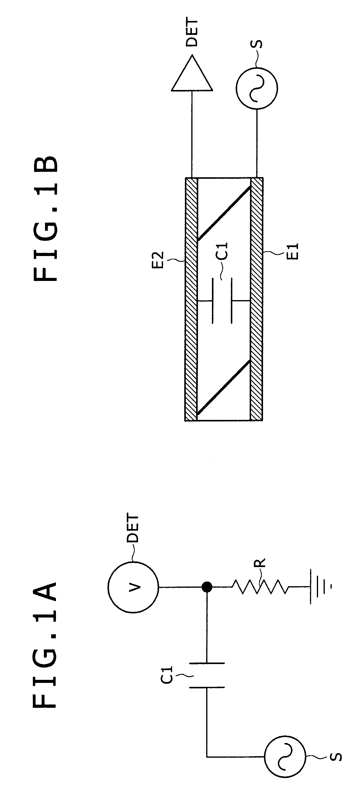 Contact detecting device and display device