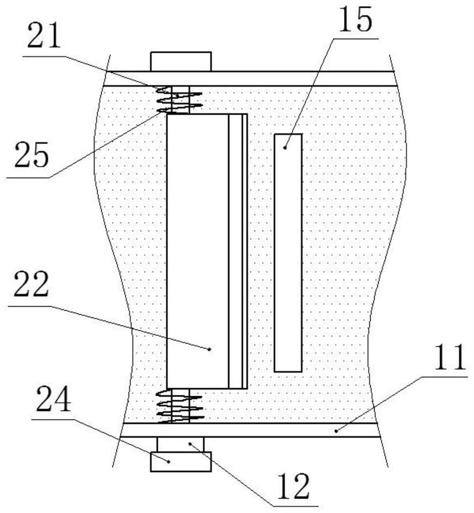 Material shaking device for fermentation tank