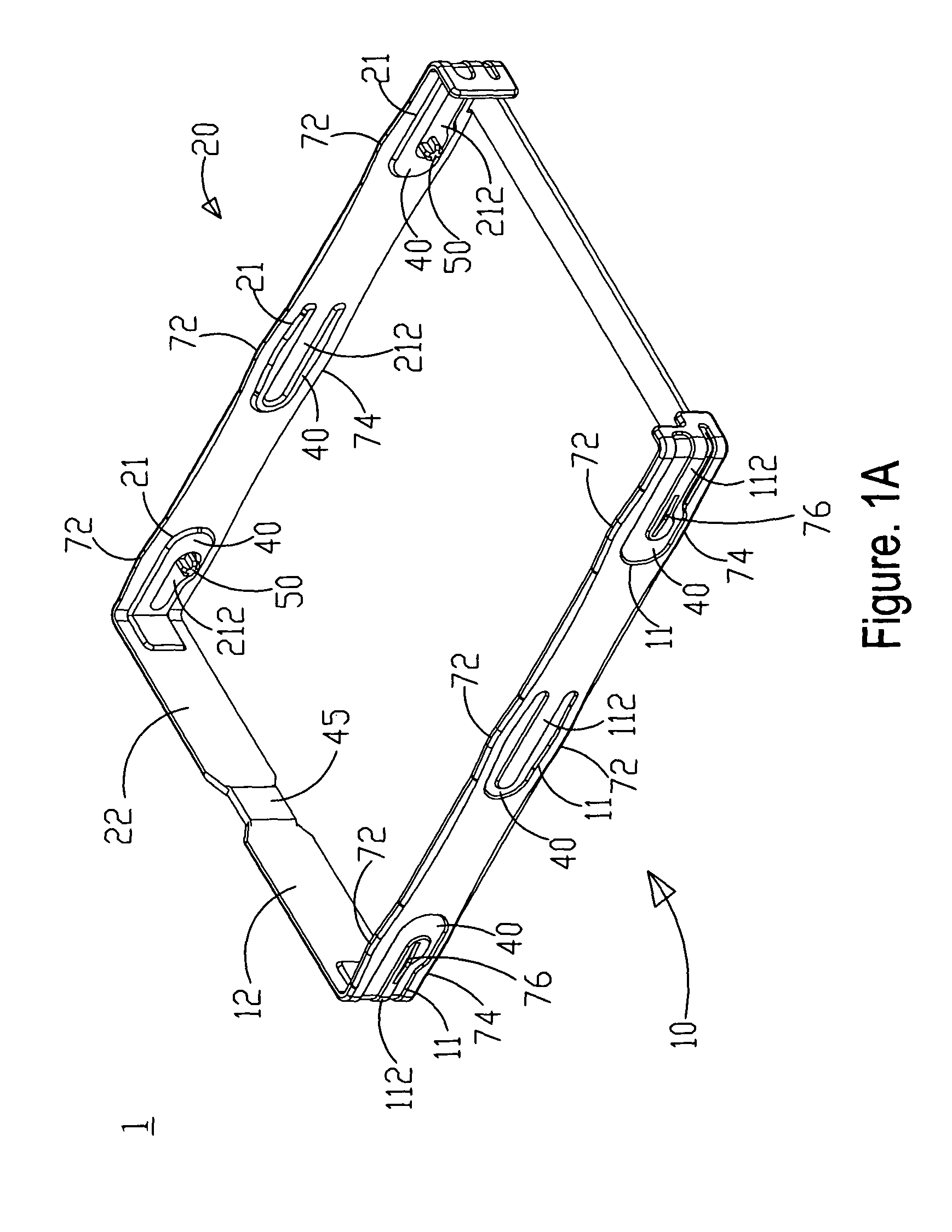 Shock-absorbing structure for storage apparatus