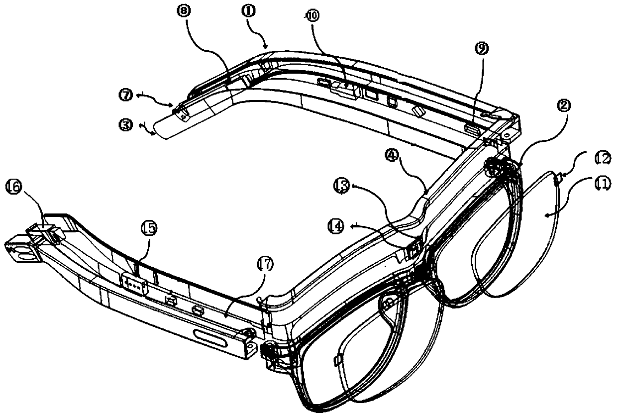 Shortsightedness-preventive smart glasses with electronic-controlled lens and working method of smart glasses