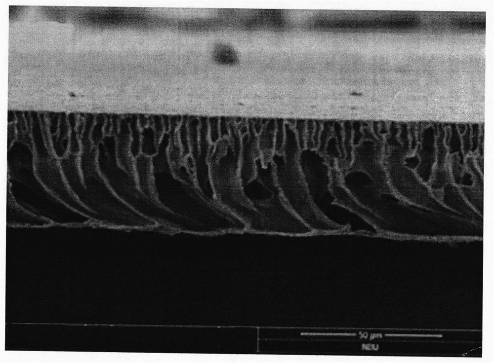 A dry-wet phase conversion method for preparing microfiltration membrane