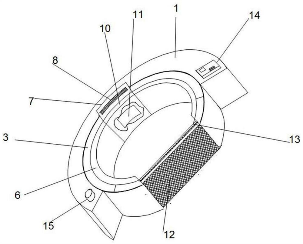 Medical damaged vocal cord protection device for otolaryngology department