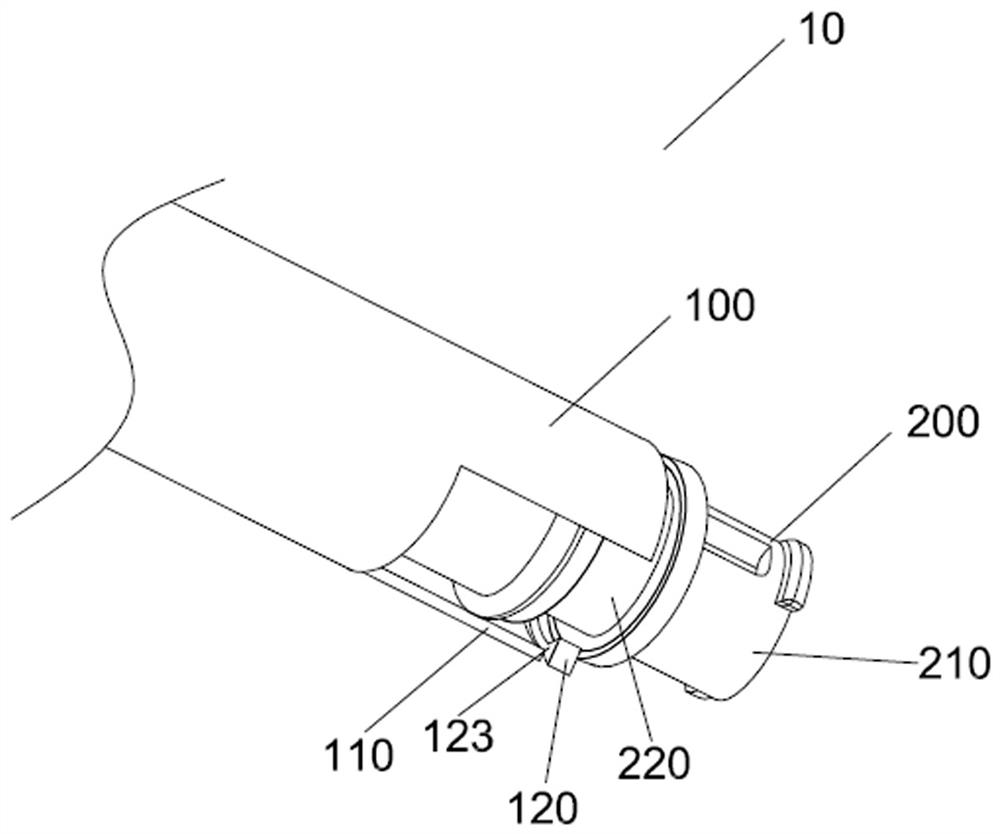 Safety type medical trocar limiting structure, application and processing method