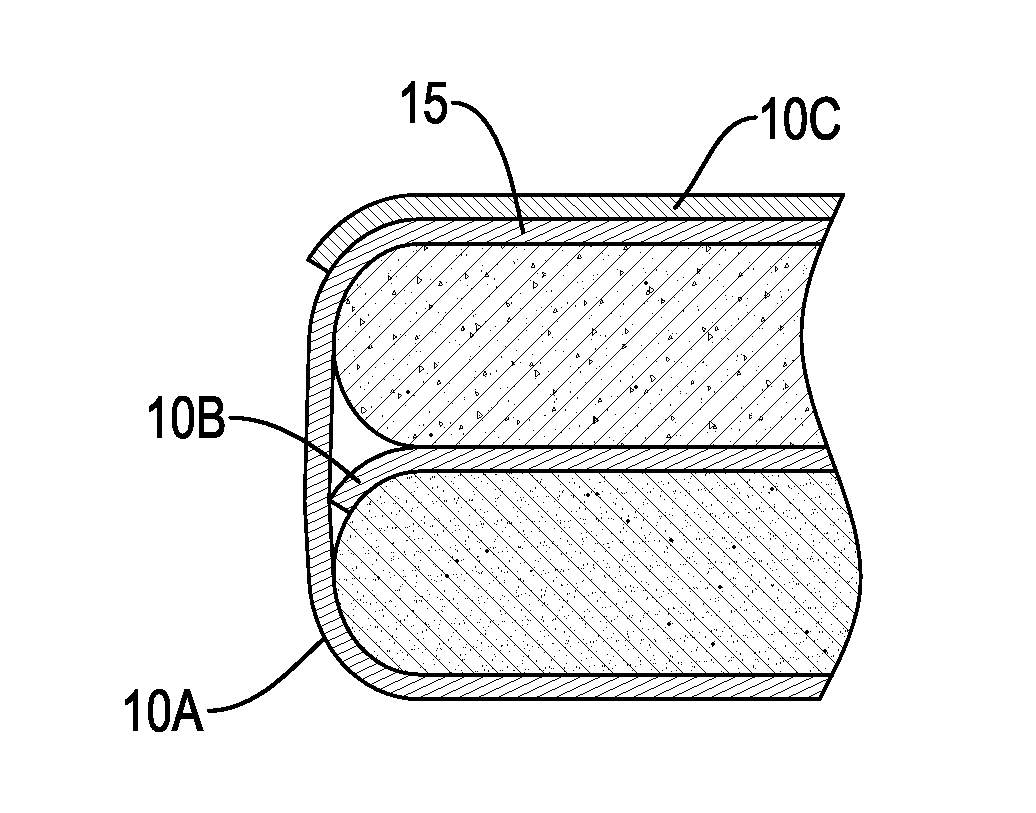 Double-decker comforter assembly and double-decker covering thereof